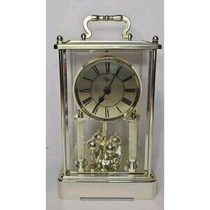 Elgin Quartz Mantle Carriage Clock - Working  VINTAGE Made In JAPAN